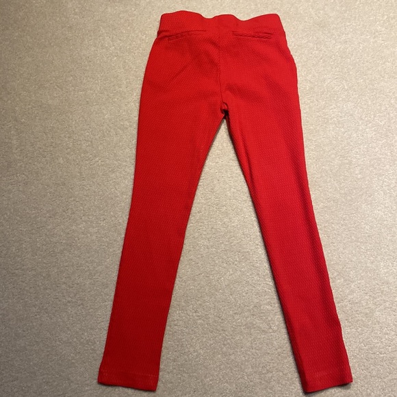FENN WRIGHT MANSON STUDIO womens red stretchy dress pants with zippered pockets - Picture 3 of 4